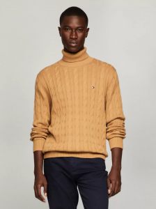 Cable Knit Turtleneck Sweater