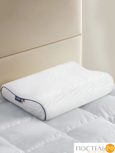 MedSleep МЕМОРИ ЭРГО АЭРО бел Подушка анатомическая 67x42x11, 1 пр., плстр/пенополиуретан