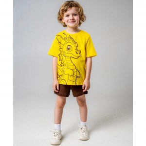 Комплект футболка кулирка, шорты интерлок 7360900404