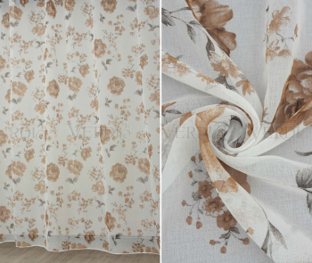 Имитация льна печать Орнелла