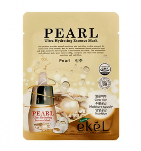 Увлажняющая маска для лица с жемчугом EKEL, 25 мл