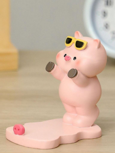 Подставка под телефон/планшет «Pig sunglasses», pink