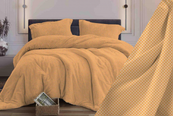 Комплект постельного белья Вестерн оранжевый бязь