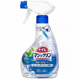 KAO Magiсclean Чистящее и дезодорирующее пенящееся средство для туалета с ароматом мяты, спрей, для предотвращения загрязнений, 350 мл