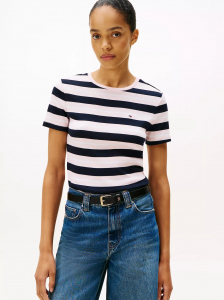 Stripe Crewneck T-Shirt