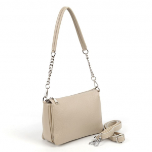 Женская кожаная сумка 1411-А Беж