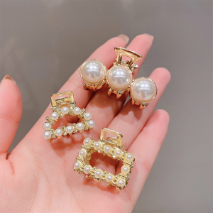 Набор металлических крабиков для волос 3 штуки (Средний + 2 мини)