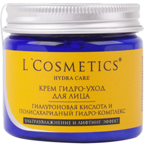 Крем для лица "Ультраувлажнение и лифтинг-эффект" гиалуроновая кислота и полисахаридный гидро-комплекс 50 мл