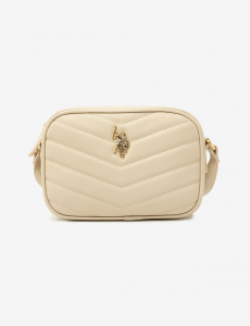QUILTED V CROSSBODY BAG