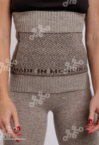 Пояс вязаный из 100% монгольской шерсти         (арт. 03116)