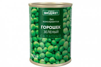 «Главпродукт», зеленый горошек, 400 г
