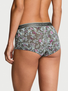 Logo Cotton Boyshort Panty