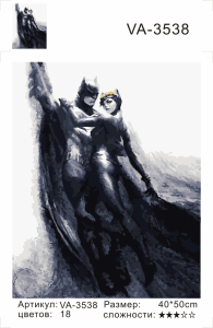 VA3538 Без подрамника картина по номерам 40*50