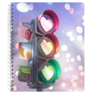 Тетрадь Copybook арт. 68515/ /80 л., А5+, вн.блок - клетка, печать по фольге, выборочный ТВИН УФ-лак,