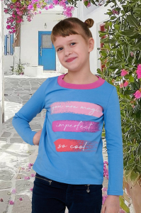 лонгслив для девочки Д 020-07 -50%