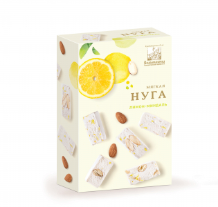 Нуга лимон-миндаль расф. 90г (12шт/кор)