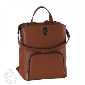 Рюкзак женский кожаный 726VG brown Vitelli Grassi в Новосибирске