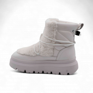 Ботинки на меху F3959-21 белые