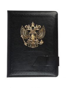 Дневник школьный для 1-11 классов, deVENTE «Герб», искусственная кожа, чёрный
