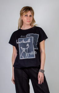 Нарядная футболка на кулиске арт.А2006