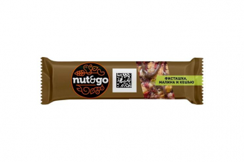 «Nut&Go», батончик  «Фисташка, малина и кешью», 28 г (упаковка 24 шт)