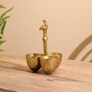 Менажница «Фламинго», 14?14?21 см, алюминий