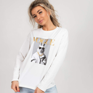 Лонгслив Софт (экрю) Оз