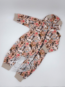 Комбинезон с капюшоном для малышей