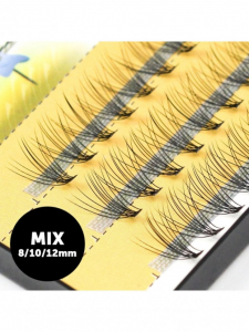 Пучки ресниц Nesura MIX - 8,10,12 мм (0,1мм)