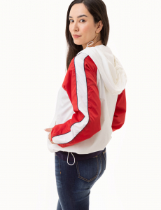RAGLAN COLOBRLOCK VARSITY WINDBREAKER