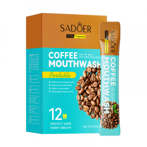 Ополаскиватель для полости рта в саше с кофейным вкусом SADOER Coffee Mouthwash, 10мл*20 шт
