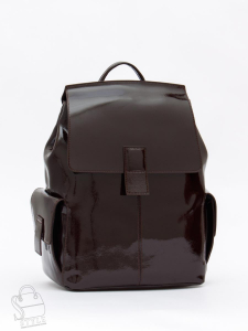 Рюкзак женский кожаный 18337-8 coffee Polina&Eiterou