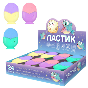 Ластик, форма: фигурная, термопластичная резина, 56х43х14 мм,