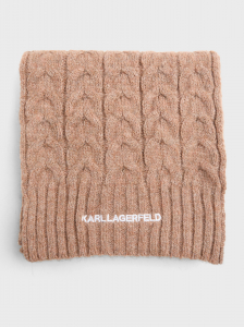 Женский шарф 180х35 см KARL LAGERFELD k/essential cable knit scarf
