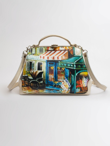 сумка саквояж REBEKA print