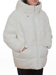 2309 WHITE Куртка зимняя женская (200 гр. холлофайбер)