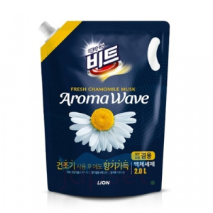 Aroma Wave Жидкое средство для стирки, концентрированное, свежая ромашка, мягкая упаковка, 2 л