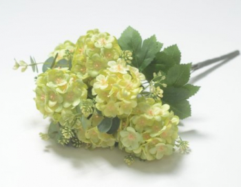 Искусственные цветы, Ветка в букете гортензия 10 веток (1010237)