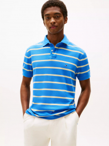 Regular Fit Stripe Wicking Polo