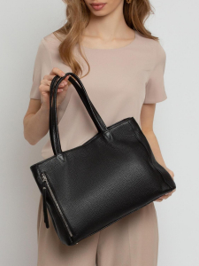 Женская кожаная сумка Richet 2488LN 811 Черный