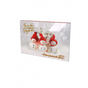 Шоколадные конфеты с начинкой трюфельный крем, ТРИ СНЕГОВИКА (10шт/кор)