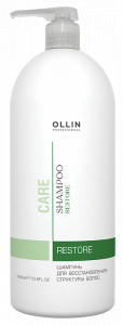 OLLIN CARE Шампунь для восстановления структуры волос 1000мл/Restore Shampoo