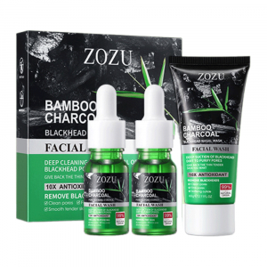 Набор от черных точек с бамбуковым углем ZOZU