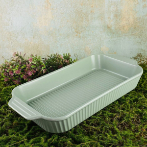 205-729 Прямоугольное блюдо для запекания 35,5см в под.уп.(х12)Фарфор