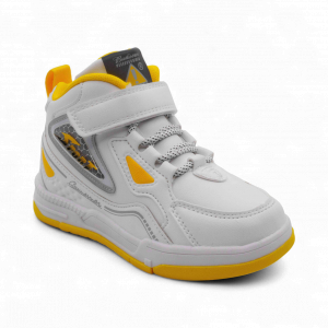 Кроссовки детские высокие В1650-3В белые