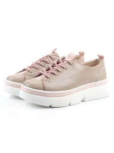 03-M27-24 BEIGE Полуботинки женские (натуральная кожа)