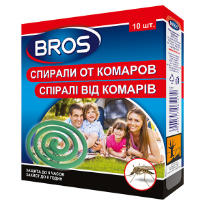 BROS – спирали от комаров c подставкой 10шт