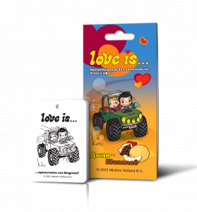 Ароматизатор воздуха LOVE IS... - ДЫНЯ-ШОКОЛАД подвесной картонный