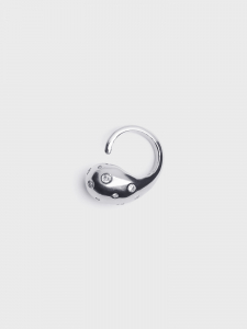 Серебристое кольцо-змея