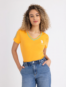 TRIPLE CROWN V-NECK T-SHIRT